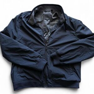 Ted Baker Navy Blue Men's bomber Jacket size 7 / size L perfect condition